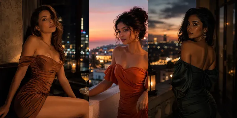 Luxury Openshoulder Fashion Models generated by undefined