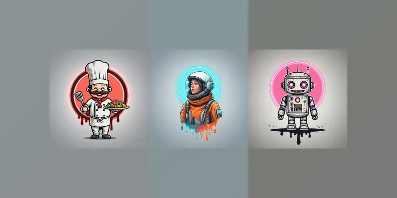 Neon Halo Icon Makers generated by undefined