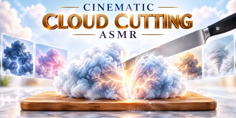 Cinematic Cloud Cutting ASMR generated by undefined