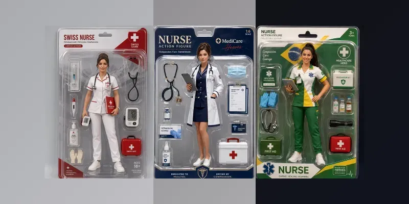 Beautiful Nurse Action Figures generated by undefined