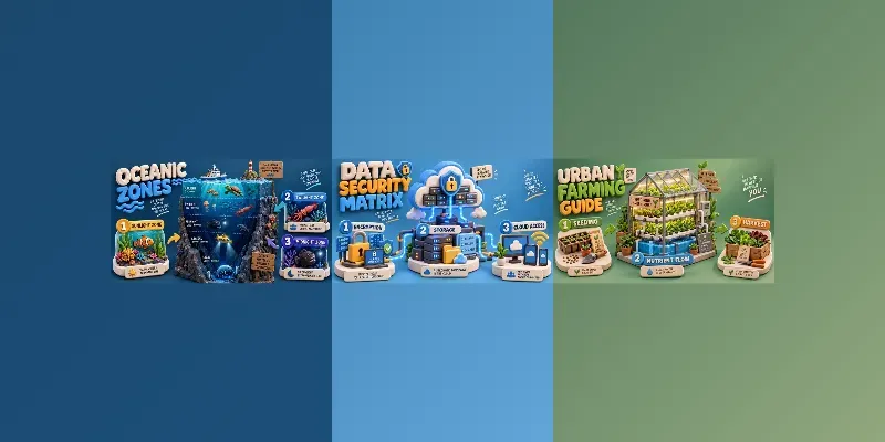 Vibrant 3D Clay Isometric Infographics