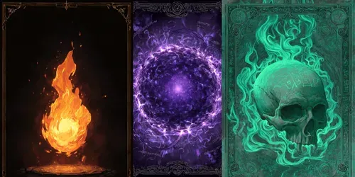 DnD Grimoire Spell Art Generator generated by midjourney