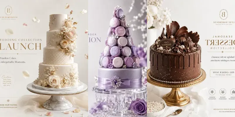 Luxury Cake Advertisement Generator generated by undefined
