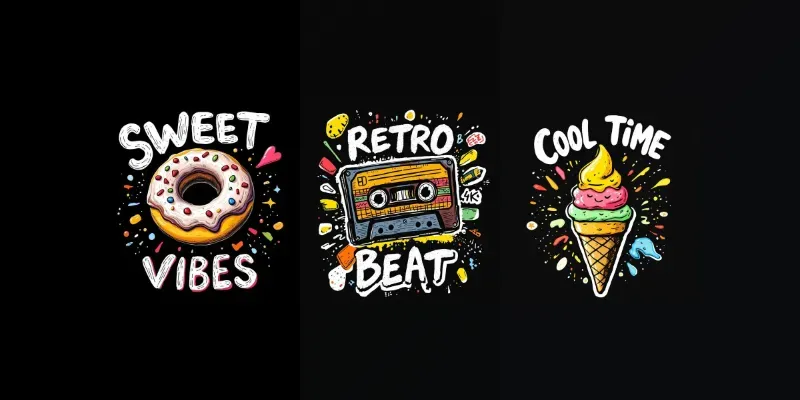 Playful Handdrawn Colorful Illustrations generated by undefined
