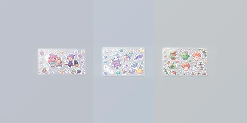 Kawaii Sticker Sheet Creators generated by undefined