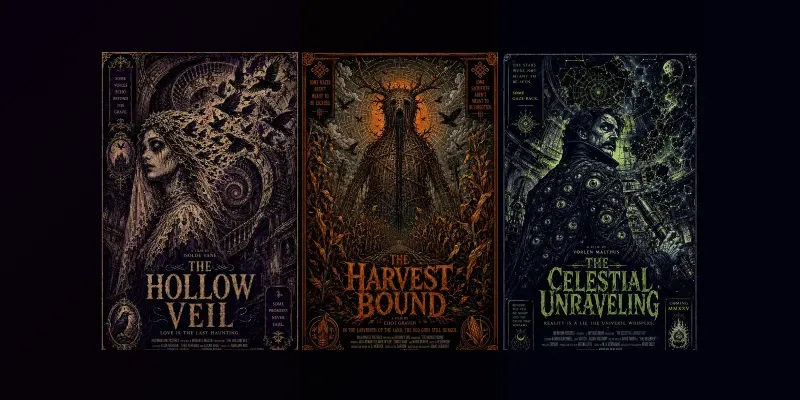 Horror Movie Posters generated by undefined