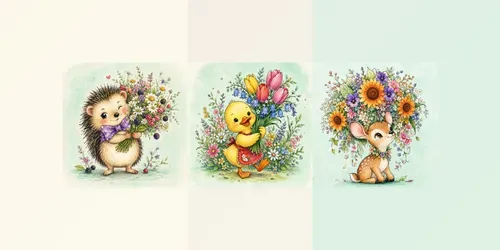 Whimsical Garden Characters generated by chatgpt-image