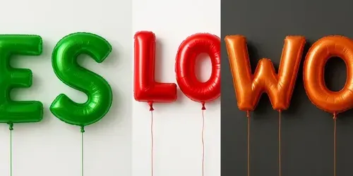 Balloon Typography Magic generated by chatgpt-image