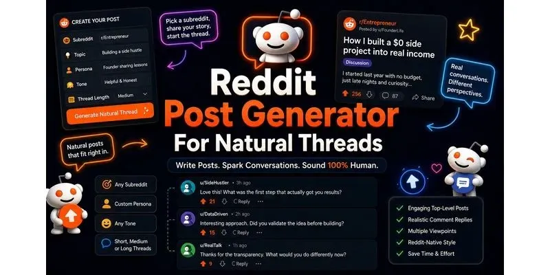 Natural Reddit Thread Drafts generated by undefined