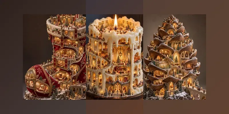 Christmas Architectural Objects