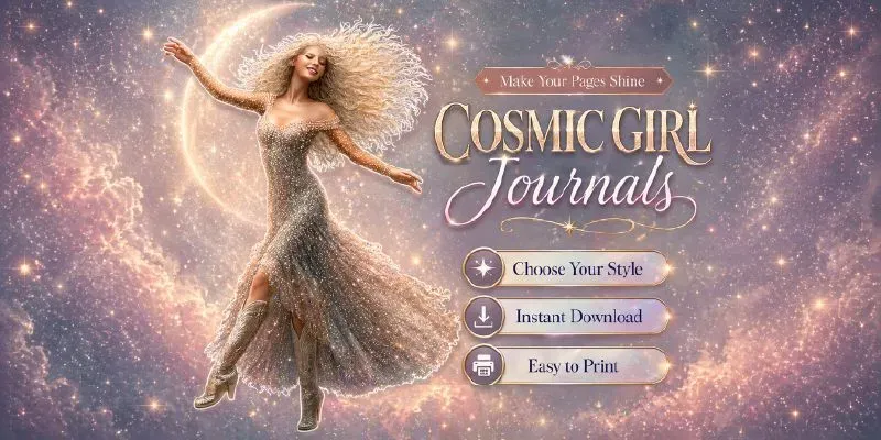 Cosmic Girl Junk Journals generated by undefined