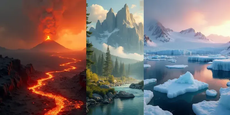 Hyper Realistic Nature Scene Templates generated by undefined