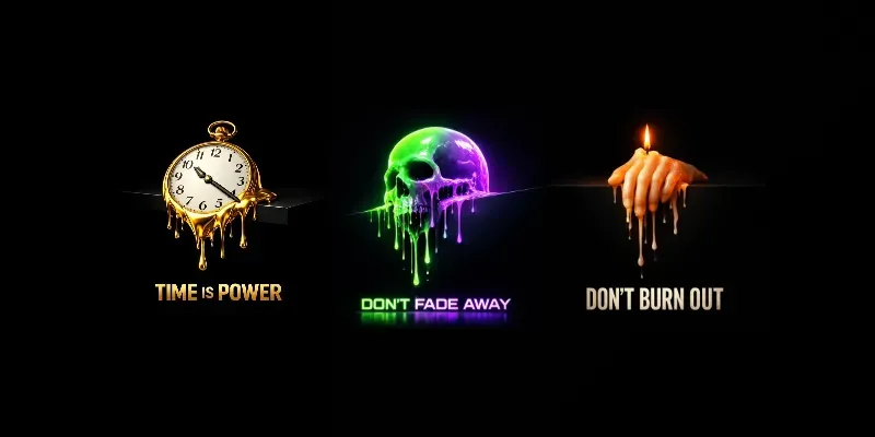 Surreal Motivation Poster Series generated by undefined