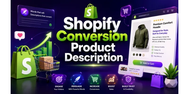 Shopify Conversion Product Description generated by undefined