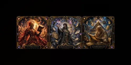 Infinite Tarot Worlds generated by chatgpt-image