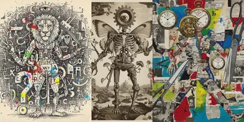 Random Aesthetic Forms generated by gemini-image