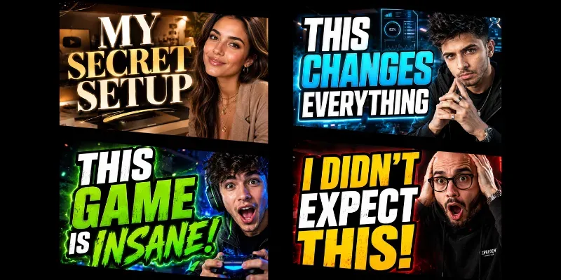 Modern Creator Brand Thumbnails