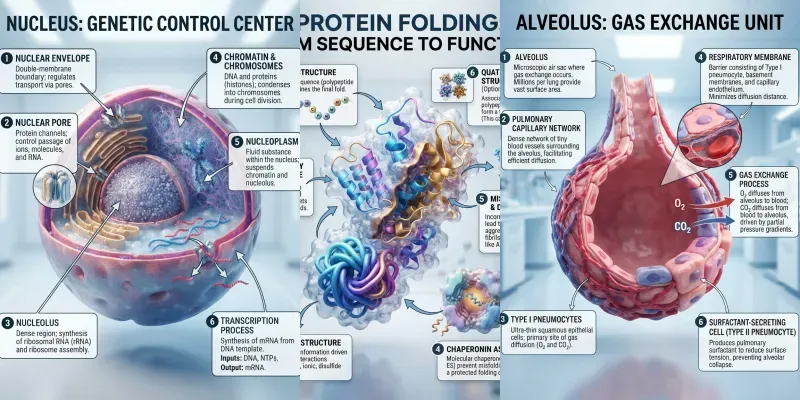 3D Biology Science Visual Explainers generated by undefined