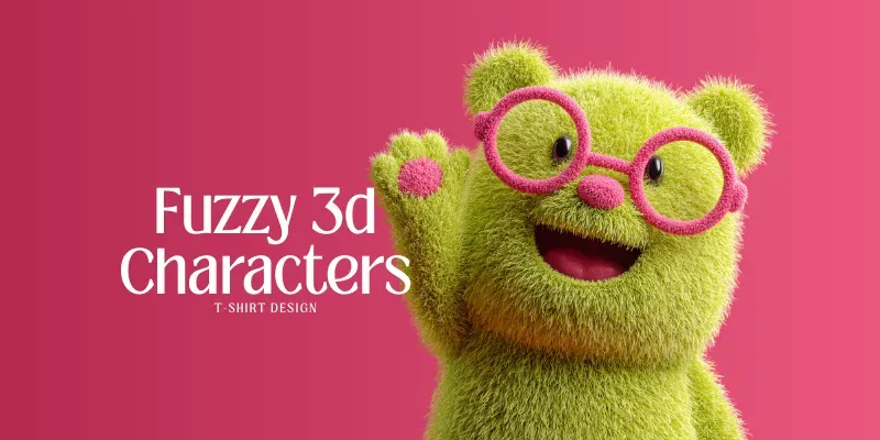 3d Fuzzy Storybook Character Style Generator App | PromptBase