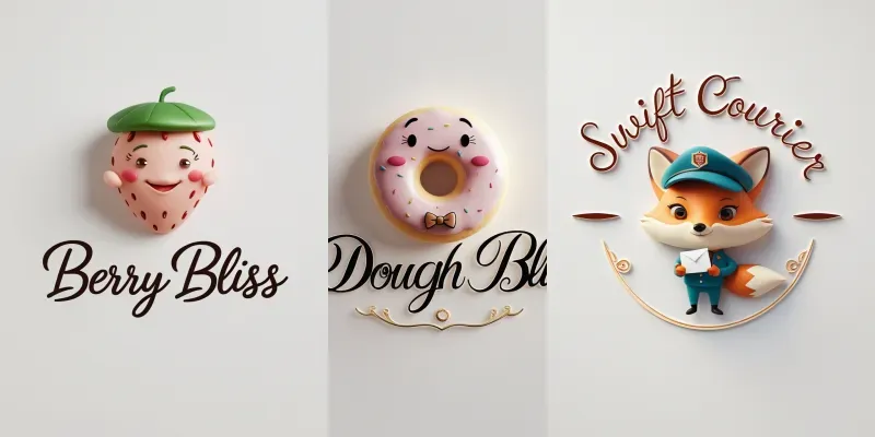 Unique Whimsical Character Logo Generator App | PromptBase