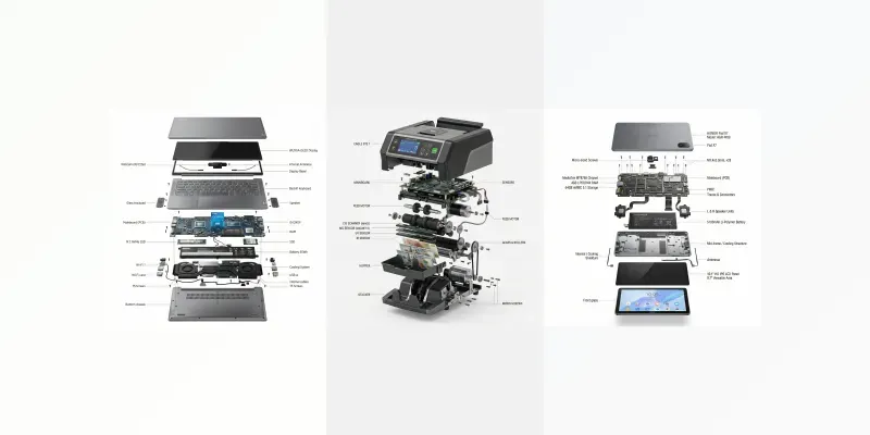 Luxury Exploded View Ad Prompt 8k Generator App | PromptBase
