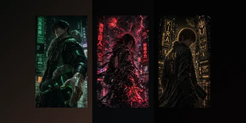 Cyberpunk Anime Poster Ai Generator Pack App | PromptBase