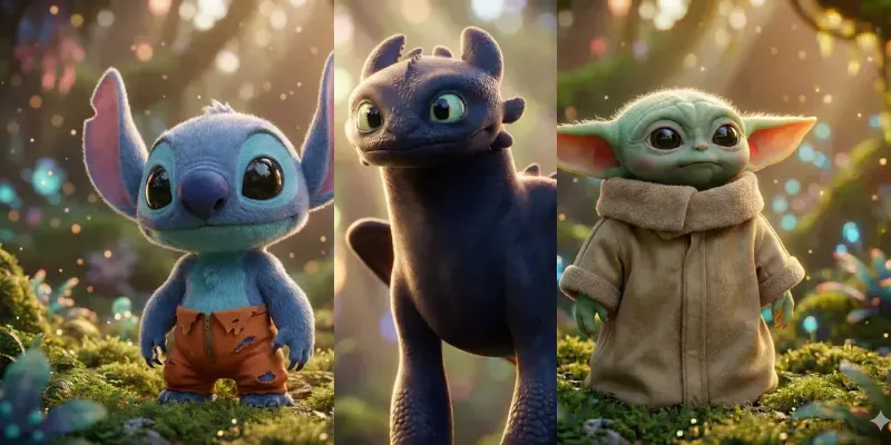 Highend Disney Pixar 3d Cgi Render Generator App | PromptBase