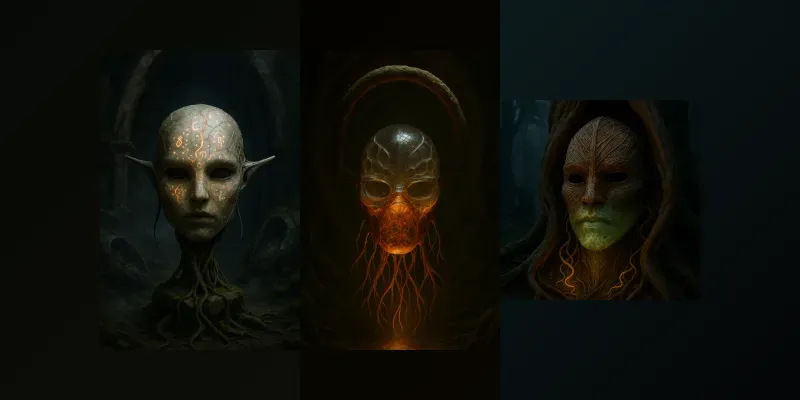 Cinematic Biotech Mask Generator App | PromptBase