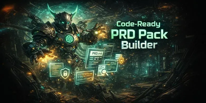 Vibe Coding Pro Prd Pack Builder ChatGPT Prompt | PromptBase