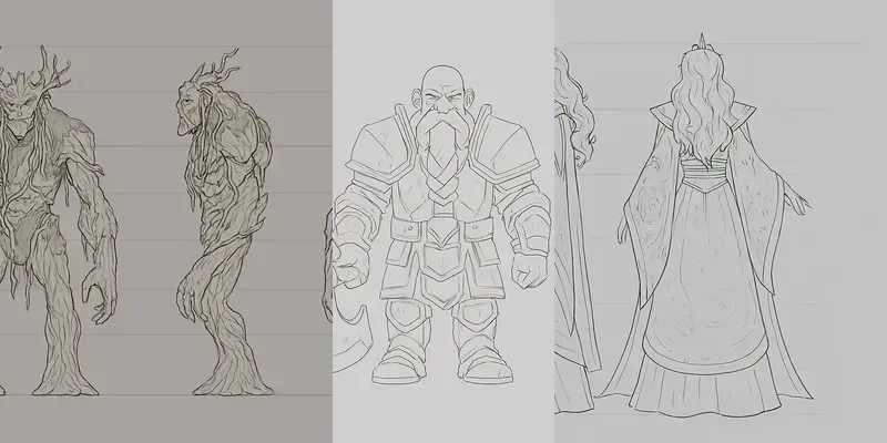 Pro Character Design Sheets ChatGPT Image Prompt | PromptBase