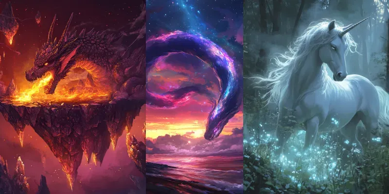 Mystical Creature Illustration Generator App | PromptBase