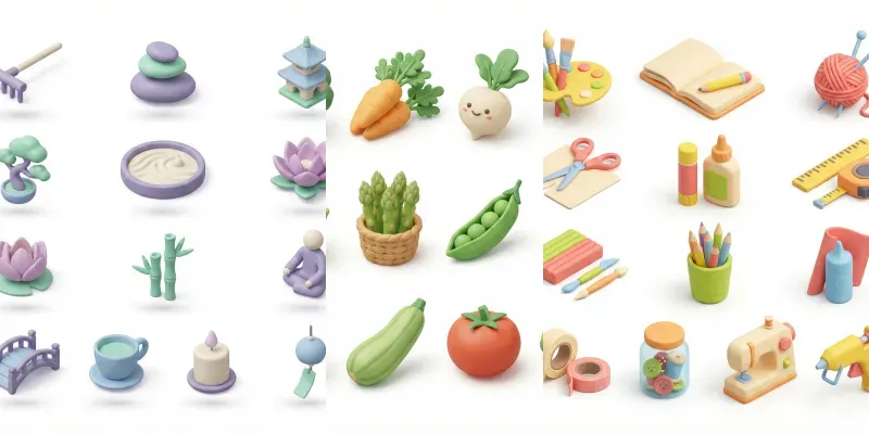 Customizable Iconography Sets Generator App | PromptBase