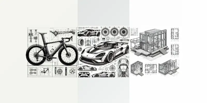 Technical Blueprint Design Prototypes Generator App | PromptBase