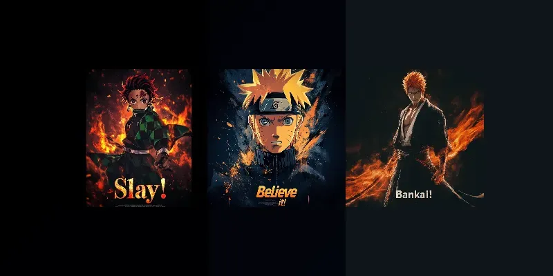 Anime Poster With Iconic Quotes Generator App | PromptBase
