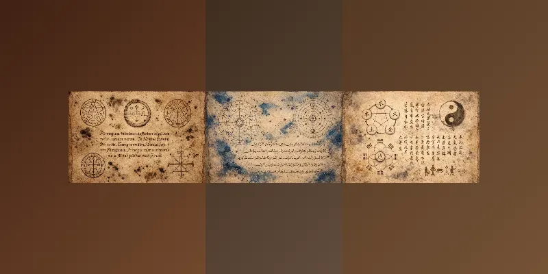Ancient Grimoire Manuscript Generator App | PromptBase