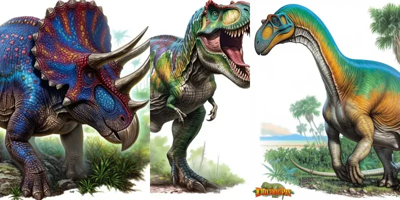Dinosaur Airbrush Art Style Watercolor Generator App | PromptBase
