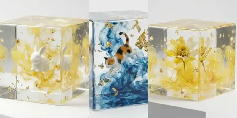 Encapsulated Ink Resin Art Generator App | PromptBase