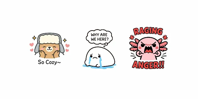 Cute Vector Memes Generator App | PromptBase