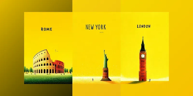 Minimalist City Poster Covers Generator App | PromptBase