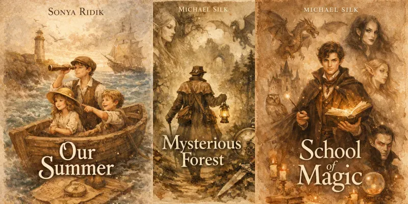 Book Cover Prompts Pack Generator App | PromptBase
