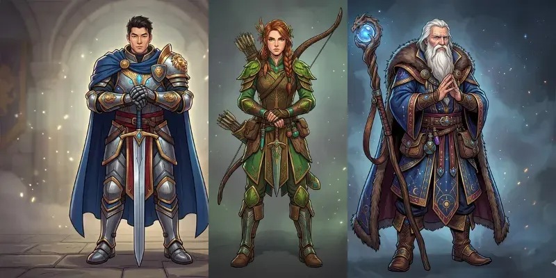 Rpg Game Character Concept Art Generator App | PromptBase