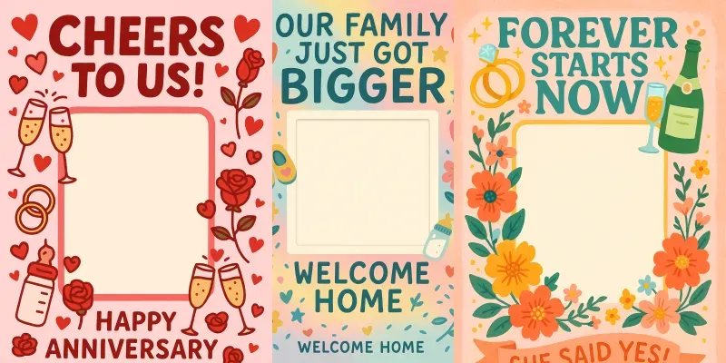 Greeting Card Photo Frame Generators ChatGPT Image Prompt | PromptBase