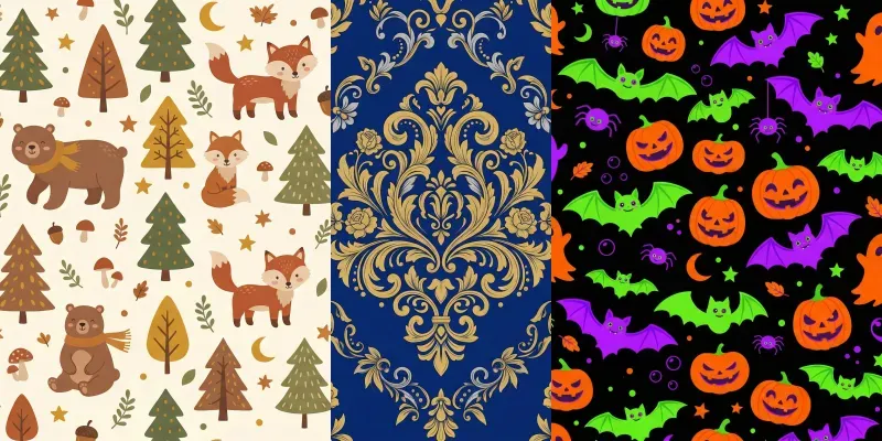 Seamless Vector Patterns Generator App | PromptBase