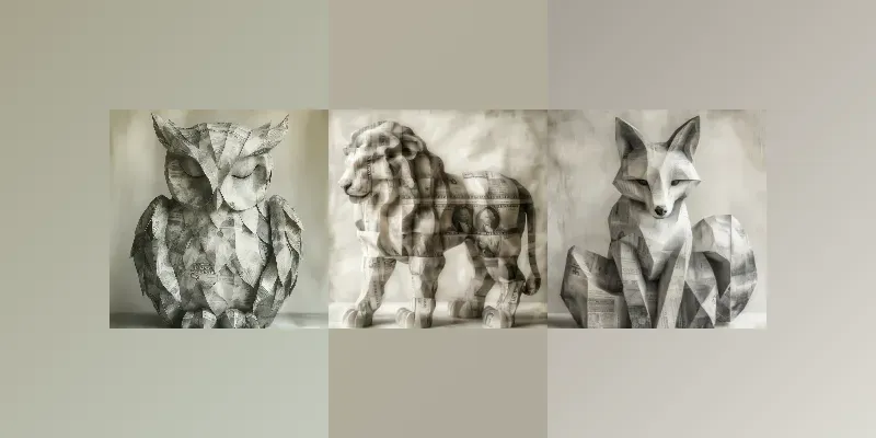 Animals With Currency Patterns Designs Generator App | PromptBase