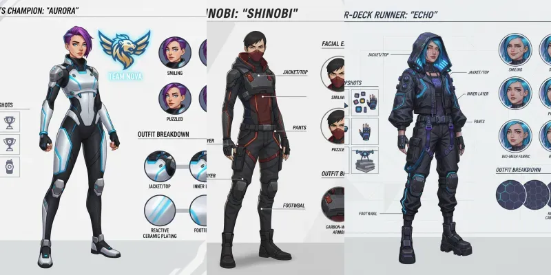 Nextgen Character Sheet Builder Generator App | PromptBase
