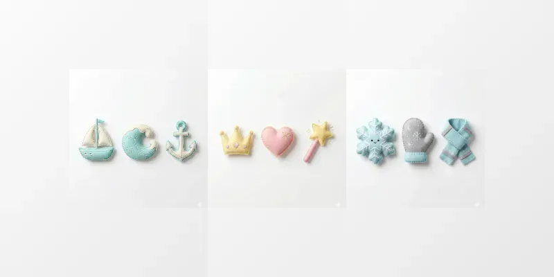 Pastel Felt Icon Generator App | PromptBase