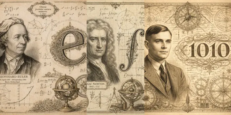 Vintage Math Icons Symbolic Diagrams Generator App | PromptBase