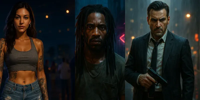 Gta 6 Fanart Character Creator App | PromptBase