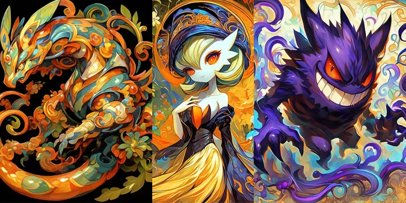 Pokemon Dynamic Heroic Art Generator App | PromptBase