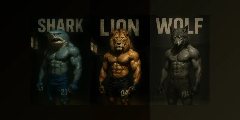 Beast Fighter Posters Animal Warriors Generator App | PromptBase